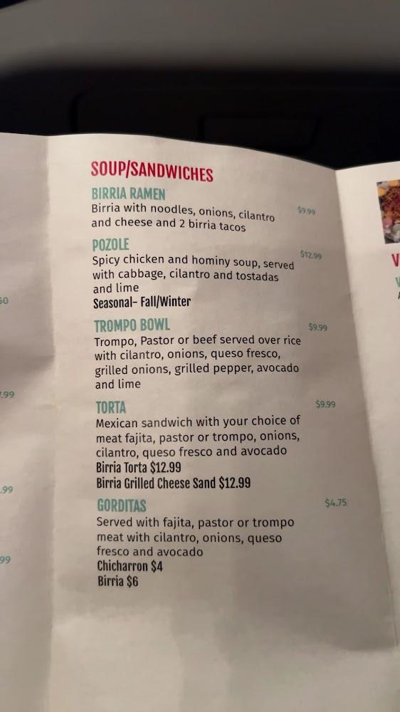 El Trompo Villarreal Menu image 1